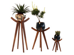 Air Plat Stand Wooden Plant Stand Garden Ornament Ceramic Pot Holder Tall Plant Stand Wedding Decor Plant Lover Gift Plant Shelf Weeding Gif