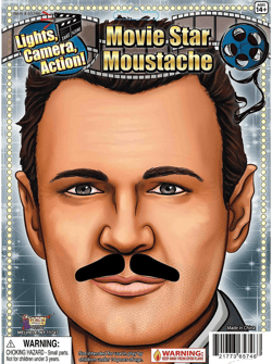Hollywood Vintage Moustache Boys Movie Star Mustache