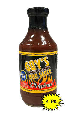 Guy's Original Bbq Sauce, 18 Oz – Rich And Smoky Flavor, Keto Bbq Sauce, Gluten-free Barbecue Sauce| No High Fructose Corn Syrup, Sugar Free Barbeque Sauce. Original 1.13 Pound (Pack of 2)