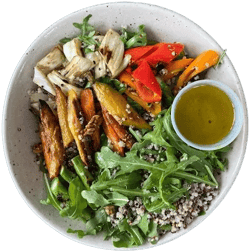 Desk Lunch Spring Quinoa Bowl