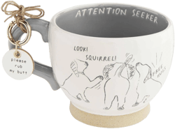 Mud Pie Dog Mug & Collar Charm Set