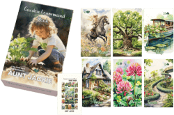 Garden Lenormand Oracle Deck,36 Cards, Botanical Theme, Printable PDF, 2.75x4.75, Includes Box Template & 40Page Guidebook, Digital Download
