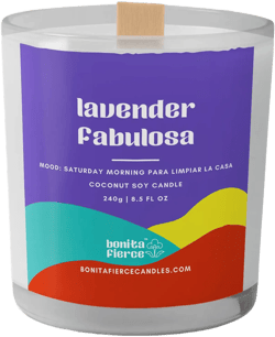 Bonita Fierce Lavender Fabulosa Candle