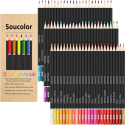 Soucolor 72-Color Colored Pencils
