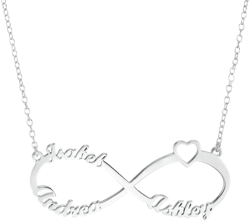 Zales Mother's Script Name Infinity Necklace