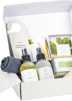 Lizush Massage Gift Box for Men and Women, Special Soothing and Massaging Set
