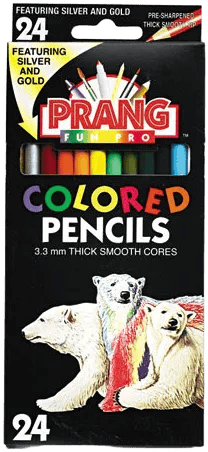 Colored Pencil Sets, 3.3 Mm, 2b (#1), Assorted Lead/barrel Colors, 24/pack
