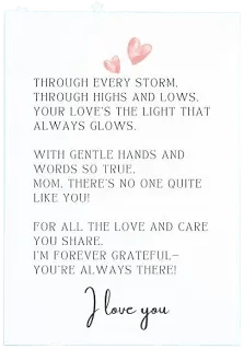 Heartfelt Mom Appreciation Poem