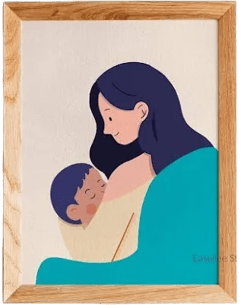 Minimalist & Morden Mom Art