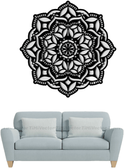Star Mandala, cosmic design, svg/dxf/cdr/eps, mandala clipart, laser cut, wall decor, vector graphic, plasma cut, digital download