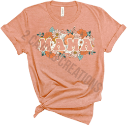 Floral Retro Tshirt Mothers Day Tee