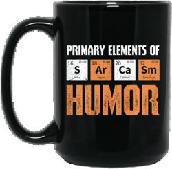 Jokes Physics Design Quote Elements Of Humor Black Mug