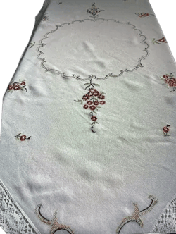 Nice Hand-Embroidered Tablecloth