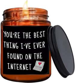 Lovery "You're The Best" Lavender Scented Soy Wax Candle, 10 oz.