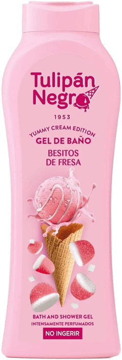 Tulipan Negro Yummy Cream Edition Strawberry Kisses Bath and Shower Gel
