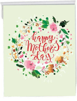 NobleWorks Watercolor Mother's Day Card