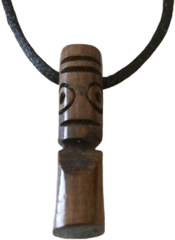 Taino Wood Necklace