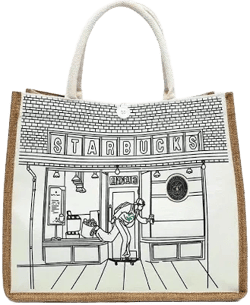 Starbucks Waterhyacinth Tote Bag