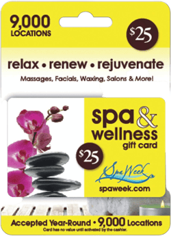 Spa Week Gift Card