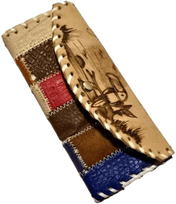 Nicaragua Bird Hand Crafted Leather Stitch Wallet
