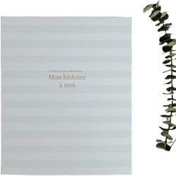 Baby book, Baby album, Birth book, Pregnancy journal, Future mother, Birth gift, Shower, Baby schoolbag, Baby book Blue lined