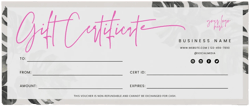 Spa Gift Certificate Canva Template, Printable Gift Voucher, Editable Gift Certificate, Salon Gift Card, A Gift For You, Gift Voucher - Demi