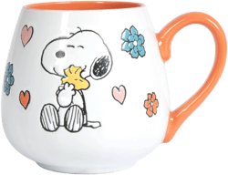 Gibson Home Peanuts Mother Baby Ceramic Mug