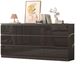 DalyLuxa 9 Drawers Dresser with Charging Station