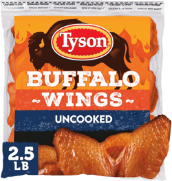 Tyson Buffalo Frozen Chicken Wings, 40 Oz Bag