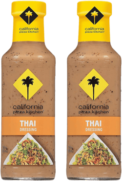 California Pizza Kitchen Thai Dressing - Creamy Thai Peanut Sauce, Restaurant-Like Asian Peanut Sauce, Asian Salad Dressings, Fresh and Creative Flavors Collide, Asian Dressings - 12 Fl Oz, Pack of 2 Thai 12 Fl Oz (Pack of 2)