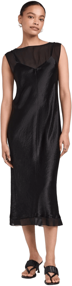 Vince Women's Chiffon Layered Slip Dress