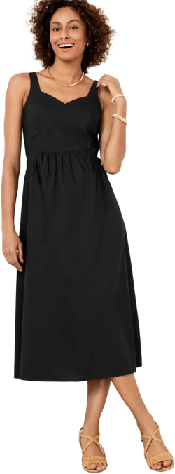 Women's Talbots Modern Poplin Fit & Flare Dress