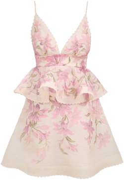 Zimmermann Dawning Ruffle Mini Dress