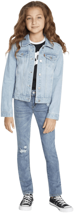 Levi's Girls' Denim Trucker Jacket