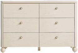 Tasha Lacquer Six-Drawer Dresser
