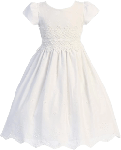 Pink Princess Lace First Communion Dress Made in USA