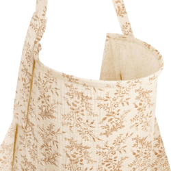 MEXXI Muslin Nursing Cover for Breastfeeding, Breathable Breastfeeding Cover for Women, Lightweight Nursing Blanket with Arch Neckline Brown