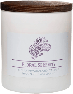 Carolina Floral Serenity Scented Jar Candle