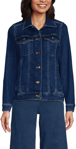 Lands' End Women's Denim Trucker Jacket