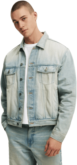 Cotton On Men's Oversized Trucker Jacket