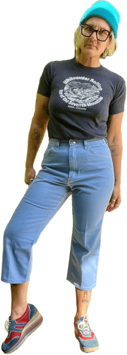 1970's/80's Vintage Denim High Water Jeans