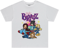 Bratz Women's 1990s Vintage Throwback Graphic T-Shirt