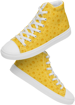 Unique High-Top Canvas Sneakers