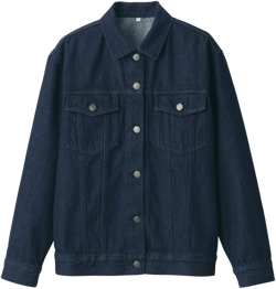 Muji USA Women's Washed Denim Jacket