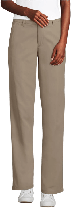 Lands' End Women's Active Performance Straight-Leg Chino Pants