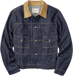 Freenote Cloth Men's Japanese Selvedge Denim Trucker Jacket