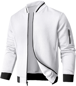 Men's Loose Fit Lightweight Bomber Jacket