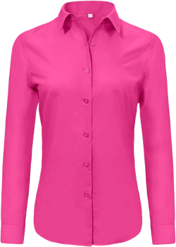 Women's Super Soft Wrinkle Free Long Sleeve Striped Button Down Shirt