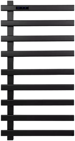 Mega Casa Electric Heated Towel Rack Wall Mounted Drying Rack, Stainless Steel Towel Warmer 9 Bars