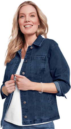 Blair Denimease Stretch Button-Up Jacket